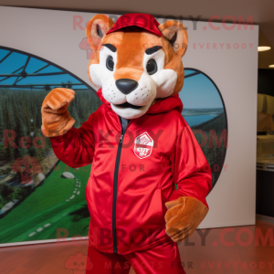 Maskotdraktfigurat Red...