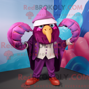 Disfraz de mascota Magenta...