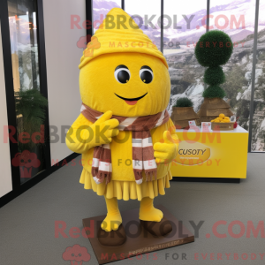 Yellow Candy Box maskot...
