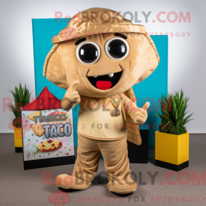 Tan Tacos mascottekostuum...
