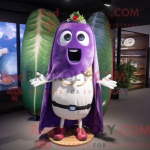 Aubergine maskot kostyme...