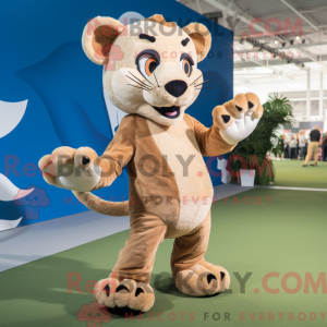 Tan Panther mascotte...