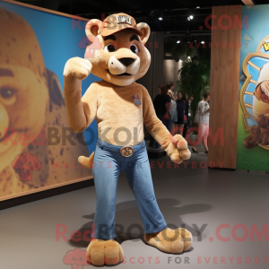 Tan Panther mascotte...