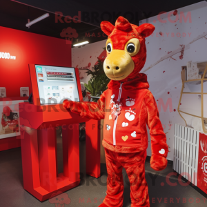 Costume mascotte de girafe...