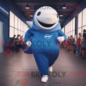 Blue Whale mascot costume...