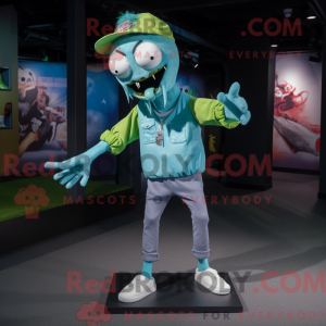 Disfraz de mascota Cyan...