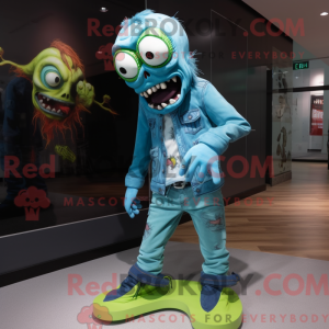 Disfraz de mascota Cyan...