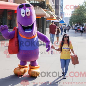 Lilla Hot Dog maskot...
