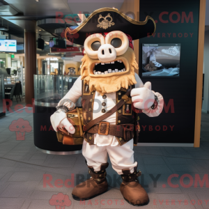 Cream Pirate maskot...