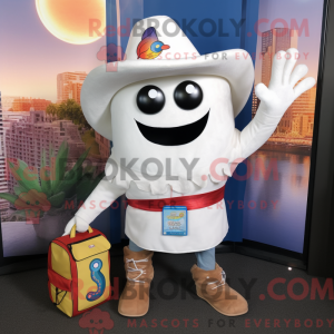 Personaggio mascotte bianco...