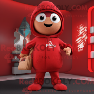 Disfraz de mascota Pho rojo...