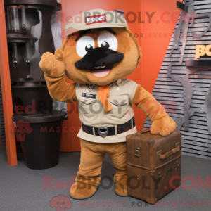 Rust Armbånd maskot kostume...