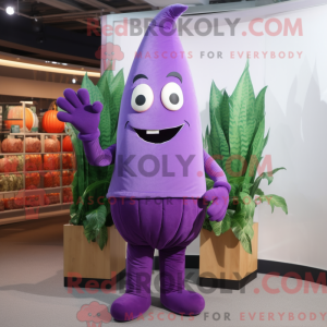 Purple Asparagus mascot...