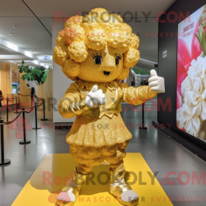 Gold Cauliflower mascot...