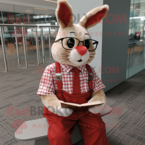 Red Rabbit maskot...