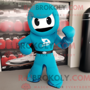 Cyan Boxhandschuh...