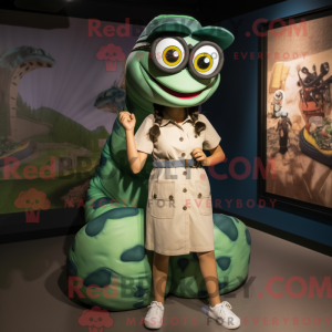 Anaconda maskot kostume...