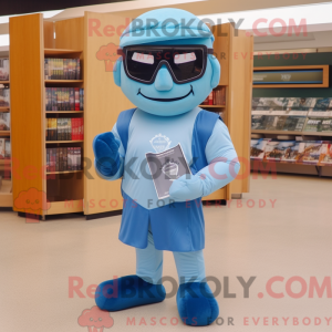 Postava maskota Sky Blue...