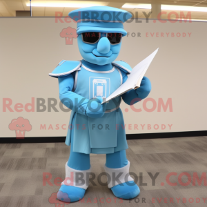 Sky Blue Spartan Soldier...