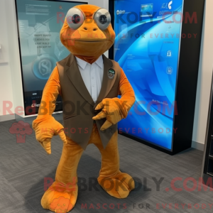 Rust Sea Turtle maskot...