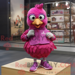 Magenta Pigeon maskot...