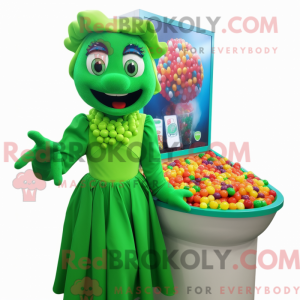 Costume mascotte de Green...