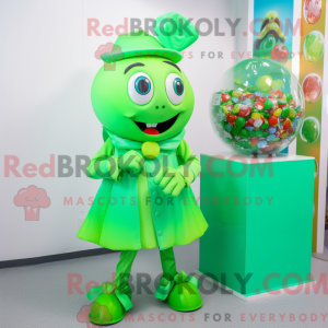 Green Candy mascotte...