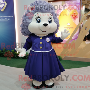 Navy Hedgehog mascot...