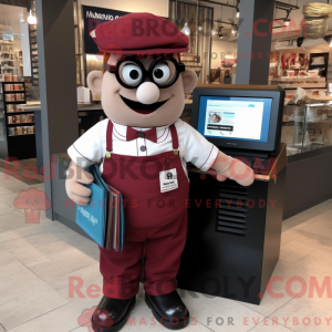 Maroon Television mascot...