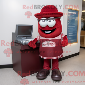 Maroon Television mascot...