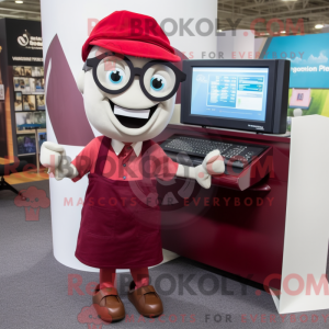 Maroon Television mascot...