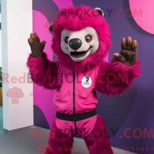 Máscara Magenta Sloth Bear...