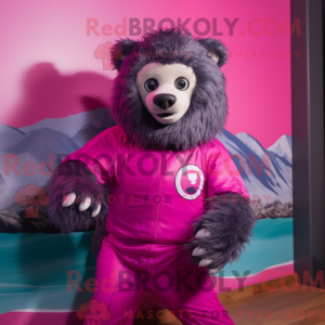 Máscara Magenta Sloth Bear...