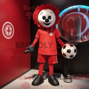 Red Soccer Ball...