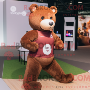 Brun Teddy Bear mask drakt...