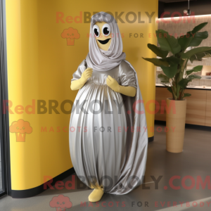 Postava maskota stříbrného...