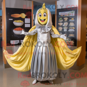 Sølv Baa maskot kostume...