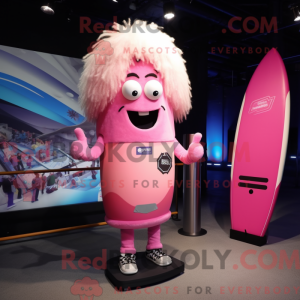 Roze surfplank...