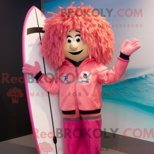 Pink Surfboard maskot...