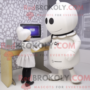 White Pepper maskot kostyme...