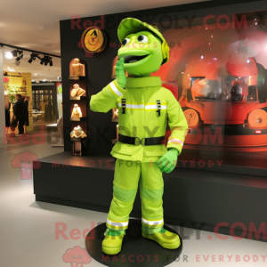 Lime Green Fire Fighter...
