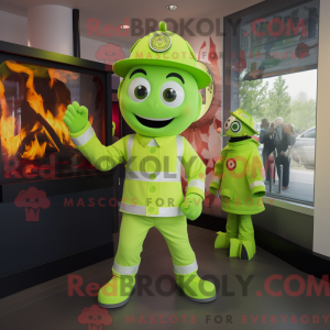 Lime Green Fire Fighter...