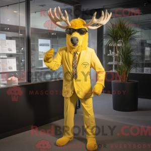 Costume de mascotte d élan...