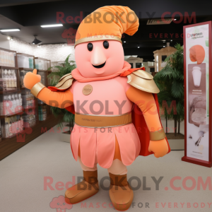 Postava maskota Peach Roman...