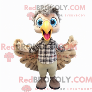 Costume mascotte de paon...