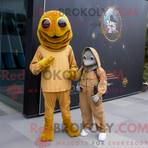 Gold Marine Recon maskot...