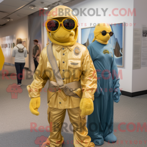 Gold Marine Recon maskot...