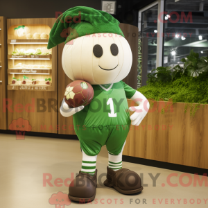 Forest Green Turnip mascot...
