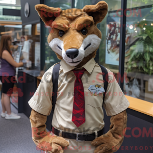 Costume mascotte de Dingo...