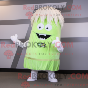 Hvit selleri maskot kostyme...